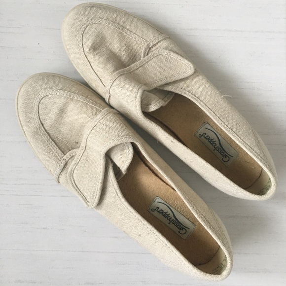 Grass Hoppers Beige Canvas Loafers - Excellent Condition! - Picture 8 of 11